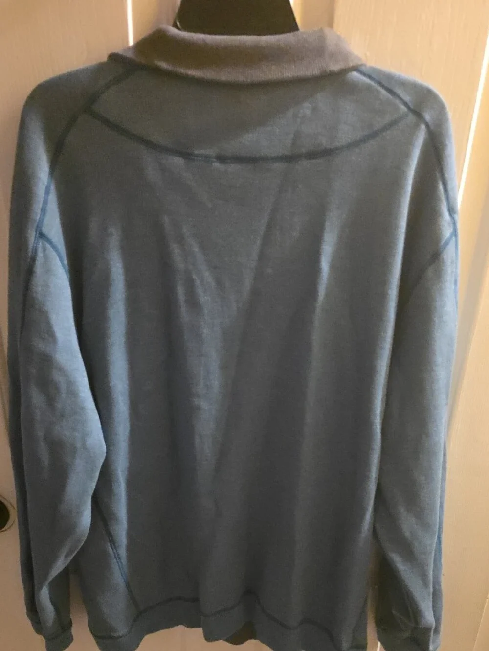 Tommy Bahama Men's Teal Blue Half-Zip Pullover